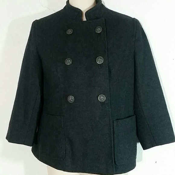 TROY SMITH D Military style Peacoat - Picture 1 of 8